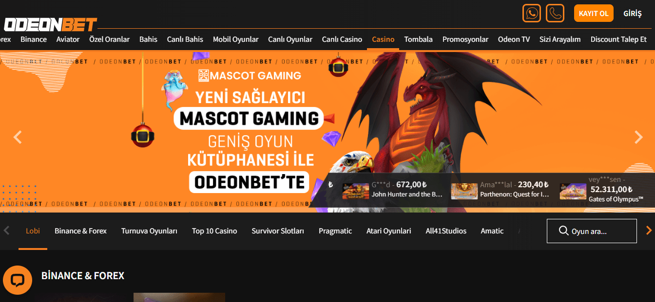 odeonbet-giris